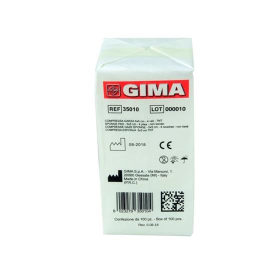 COMPRESSE PIEG. TNT DM1 CM5x5 4 STRATI 100PZ GIMA