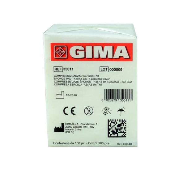 COMPRESSE PIEG. TNT DM1 CM7,5X7,5 4STRATI 100PZ GIMA