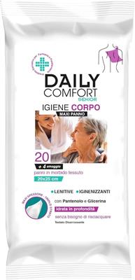 SALVIETTE IGIENE CORPO 20+4PZ OMAGGIO DAILY COMFORT SENIOR