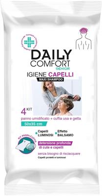 CUFFIA SHAMPOO 4 KIT DAILY COMFORT SENIOR