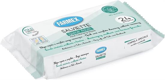SALVIETTE DETERGENTI ADULTI 20X30CM 24PZ FARMEX